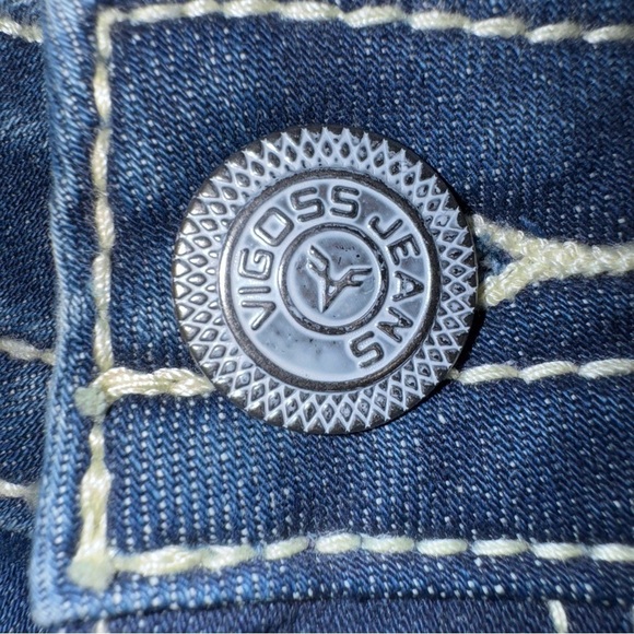 VIGOSS Women’s Dublin Crop Straight Heritage Fit Bermudas Size 5/6 Faded Blue LR - Picture 5 of 13